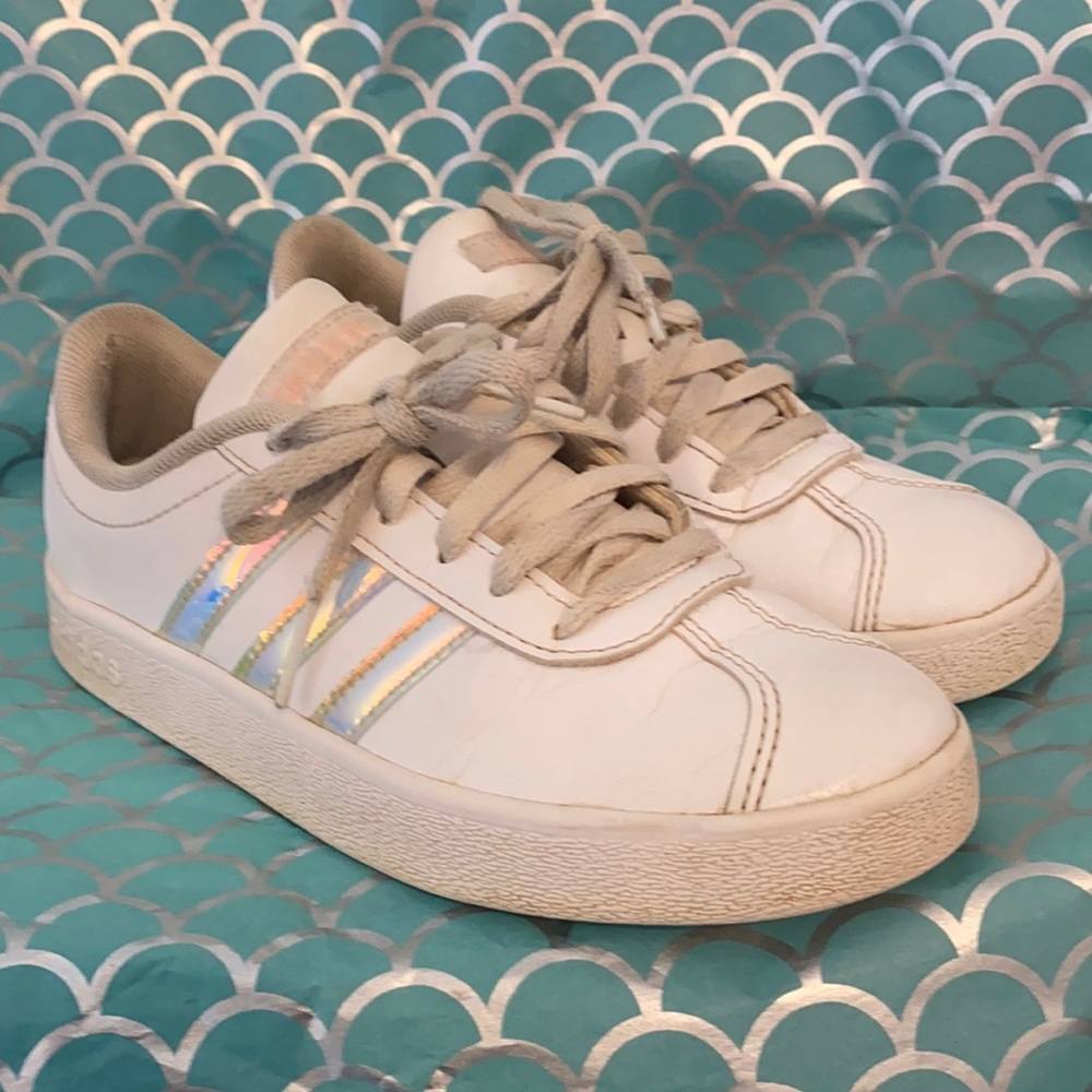 Adidas size 1 Girl sneakers